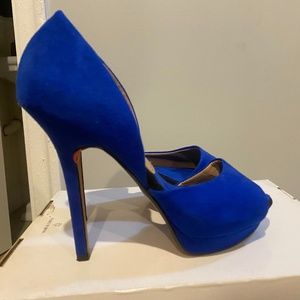 Zara Peep Toe Platform pumps